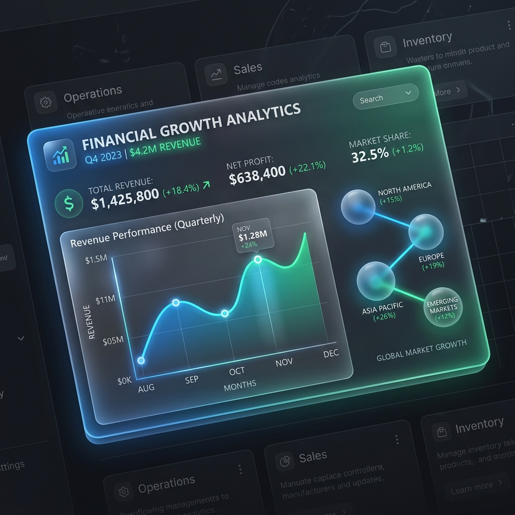 Financial Dashboard AI UI